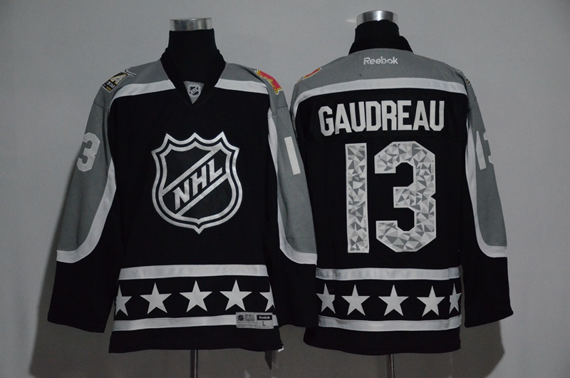 2017 NHL Calgary Flames #13 Gaudreau black All Star jerseys